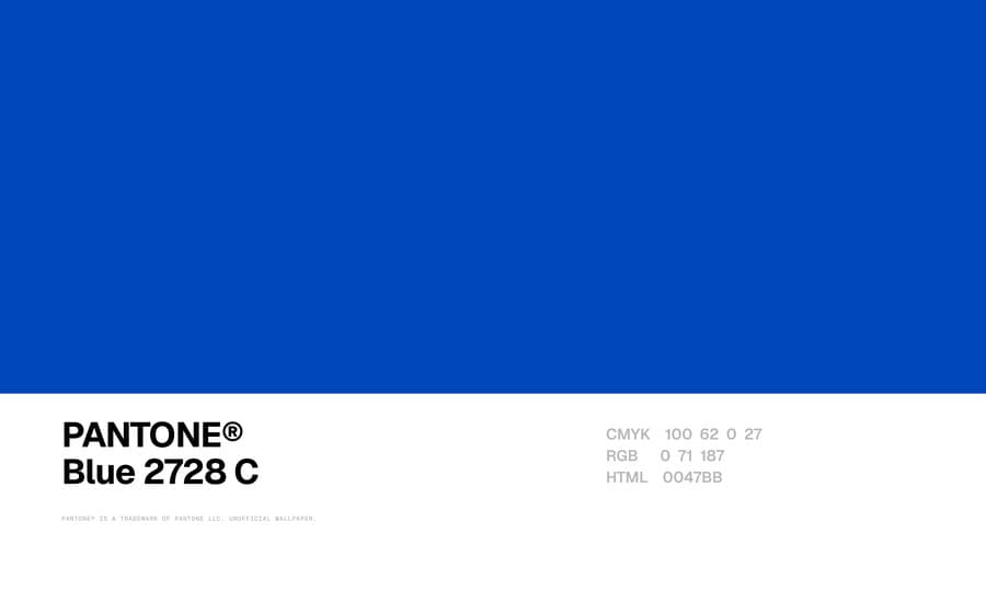 Blue 2728 C wallpaper, Mac