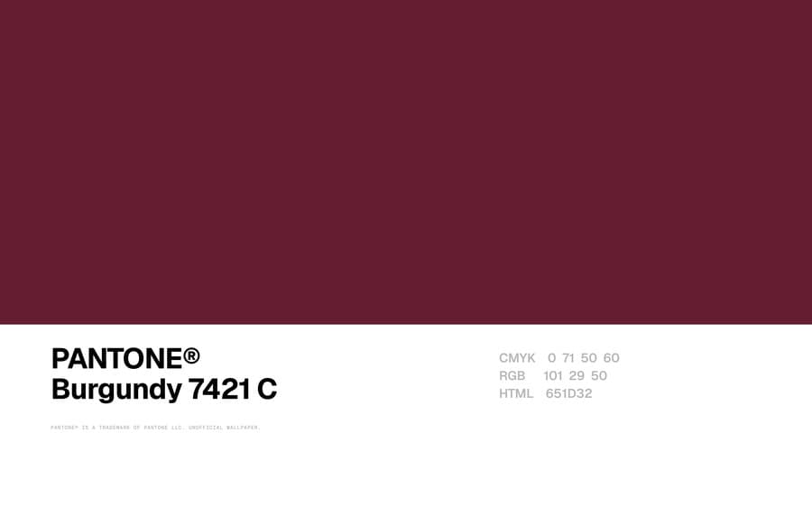 Burgundy 7421 C wallpaper, Mac