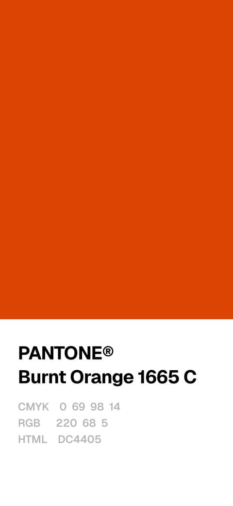 Burnt Orange 1665 C wallpaper, iPhone