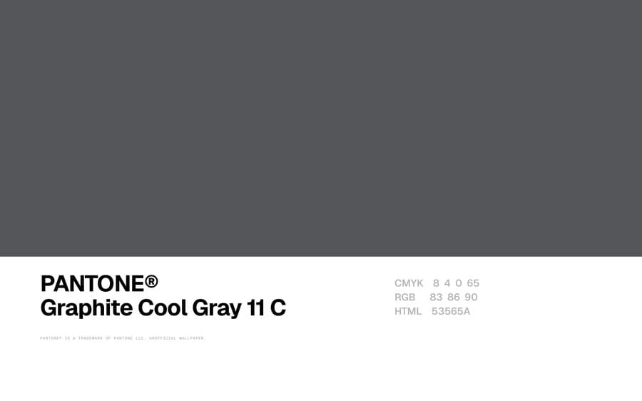 Graphite Cool Gray 11 C wallpaper, Mac