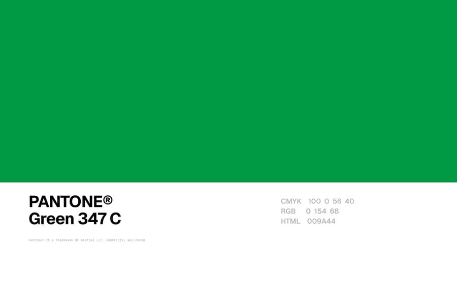 Green 347 C wallpaper, Mac