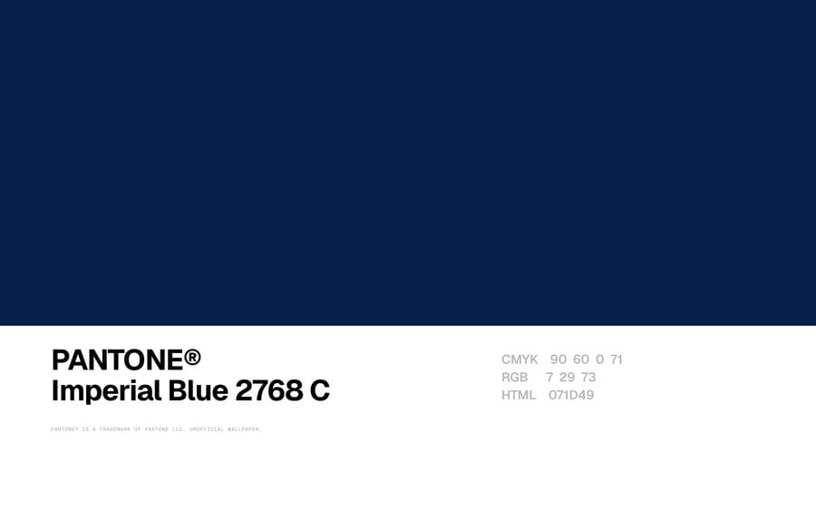 Imperial Blue 2768 C wallpaper, Mac