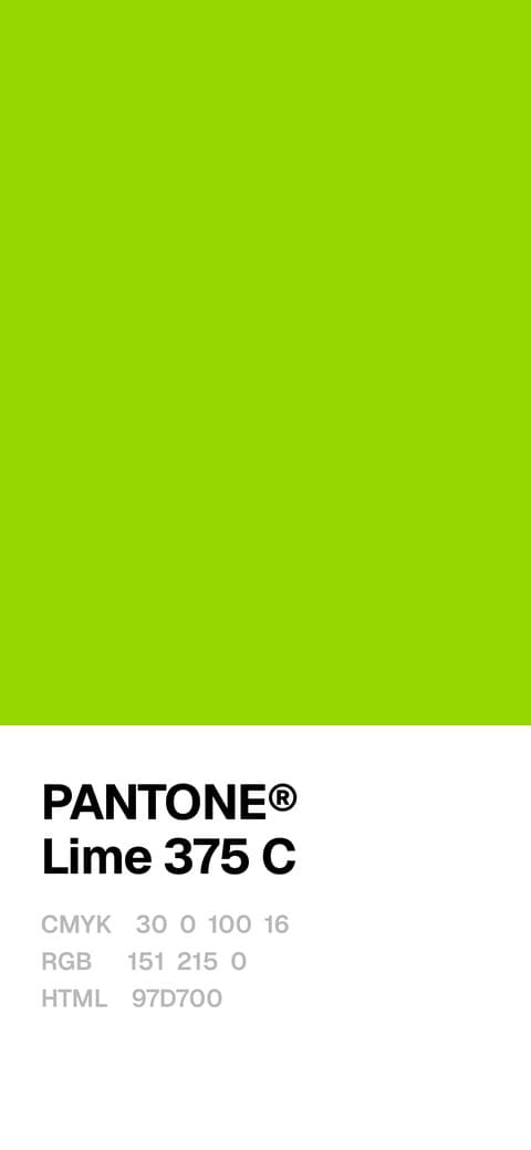 Lime 375 C wallpaper, iPhone