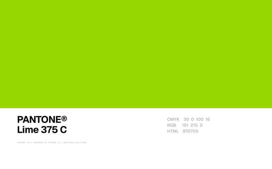 Lime 375 C wallpaper, Mac