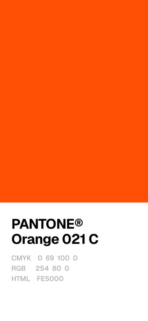 Orange 021 C wallpaper, iPhone