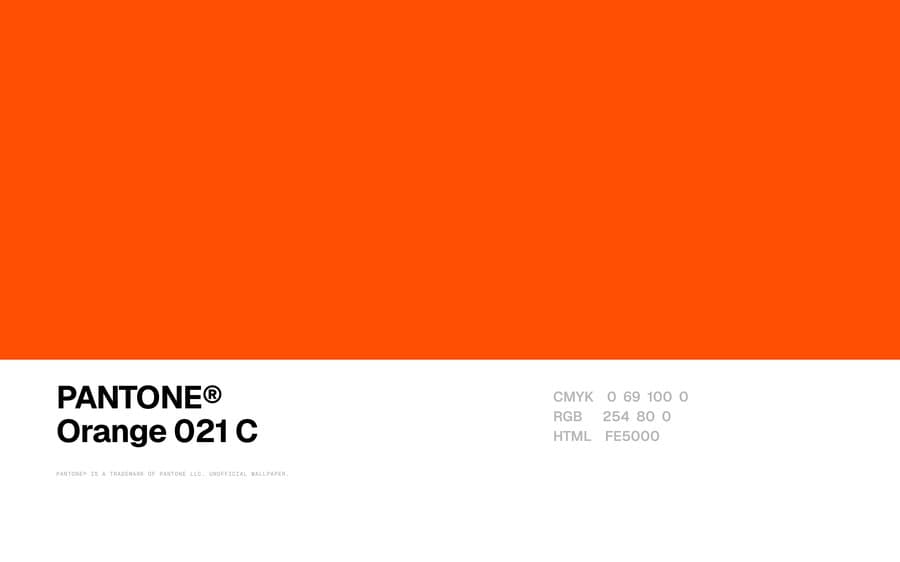 Orange 021 C wallpaper, Mac