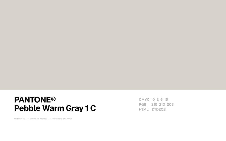 Pebble Warm Gray 1 C wallpaper, Mac