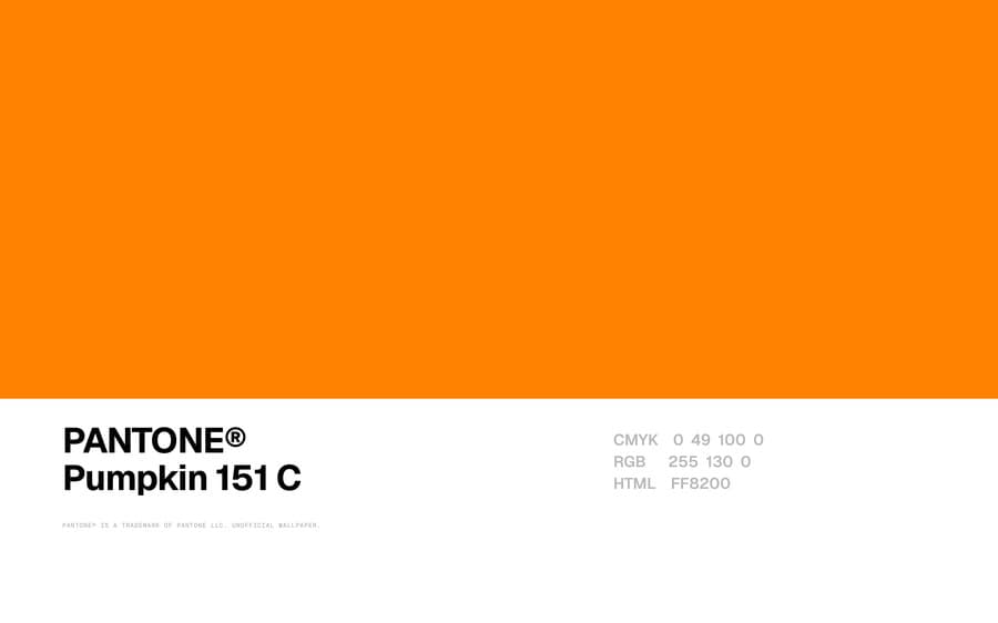 Pumpkin 151 C wallpaper, Mac