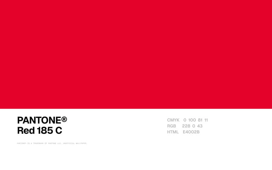 Red 185 C wallpaper, Mac