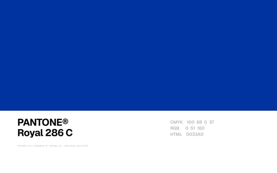 Royal 286 C wallpaper, Mac