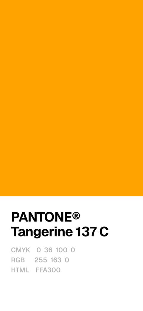 Tangerine 137 C wallpaper, iPhone